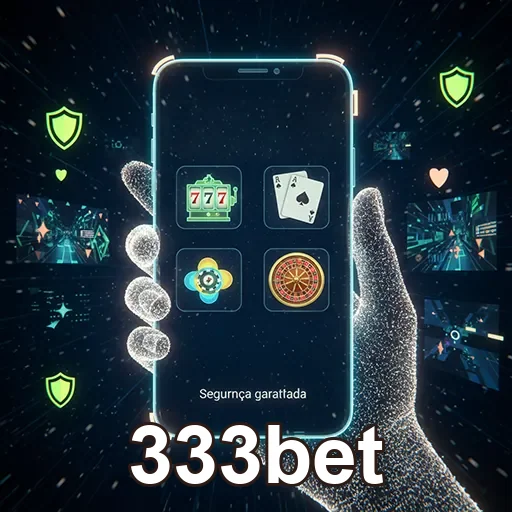 Tela do app 333bet com jogos de casino seguros e responsáveis